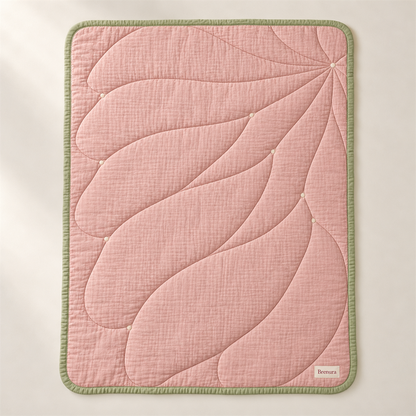 Brenura Blush Wave Quilt folded product view